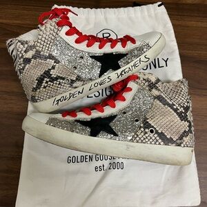 Golden Goose Sneakers! 
Size 8 
Originally $650 
Fairly used